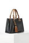 Gala Black Crossbody Tote