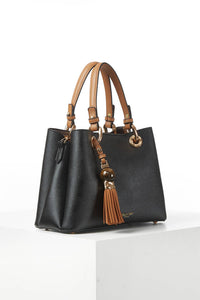 Gala Black Crossbody Tote