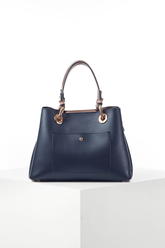 GALA-CROSSBODY TOTE - NAVY/TAN GALA-CROSSBODY TOTE - NAVY/TAN