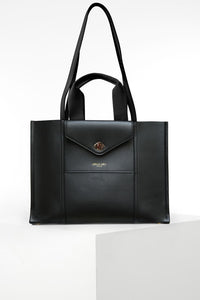 Giselle Black Laptop Tote