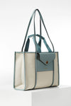 Giselle Powder Blue Laptop Tote