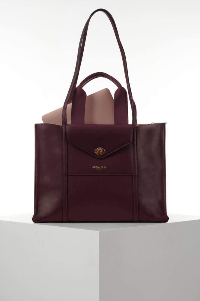 Giselle Cherry Laptop Tote