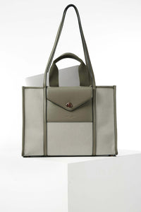 Giselle Sage Laptop Tote