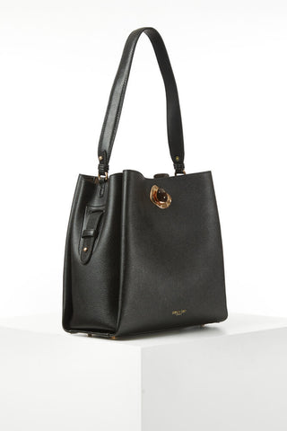 Henri Black Hobo Tote