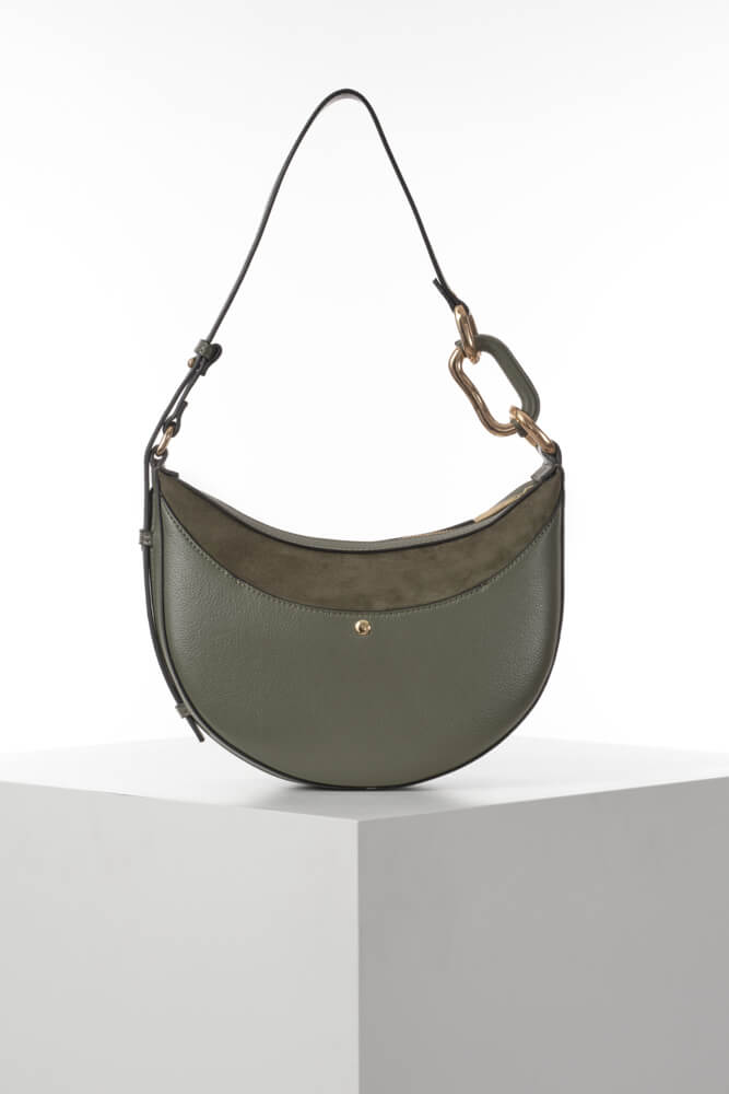 Hester Khaki Shoulder Bag