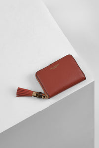 Maeve Paprika Small Tassel Purse