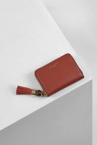 Maeve Paprika Small Tassel Purse