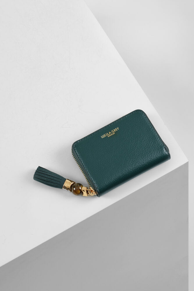 Luella Grey Maeve Peacock Small Tassel Purse