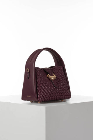 Maggie Cherry Weave Crossbody