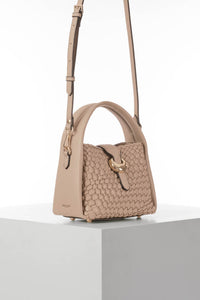 Maggie Mushroom Weave Crossbody