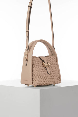 Maggie Mushroom Weave Crossbody