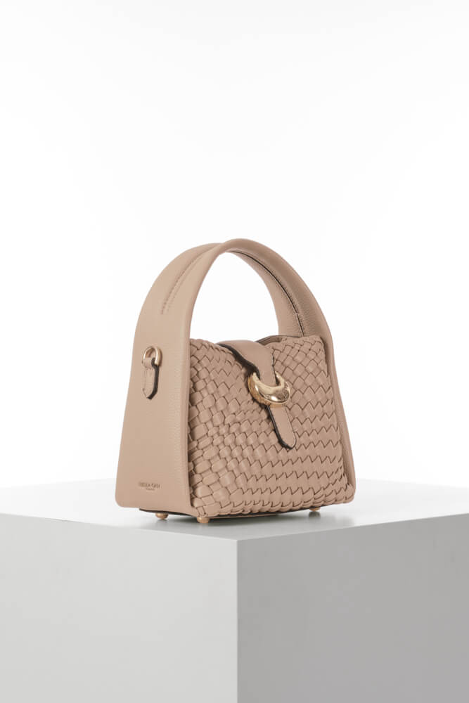Maggie Mushroom Weave Crossbody