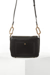 Margarita Black Zip Top Crossbody