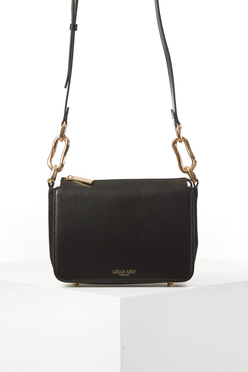 Margarita Black Zip Top Crossbody