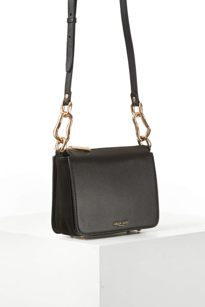 Margarita Black Zip Top Crossbody