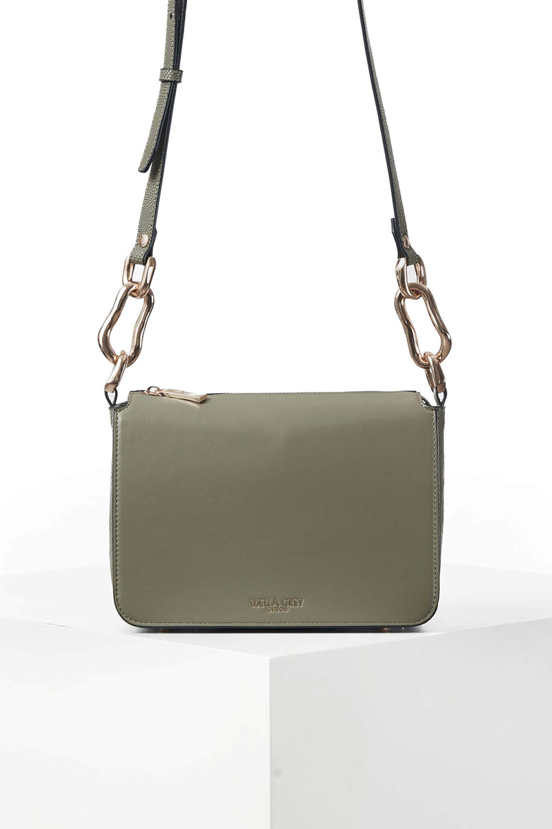 Margarita Sage Zip Top Crossbody