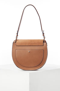 Mildred Camel Saddle Crossbody