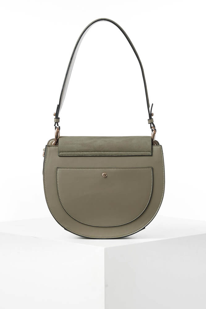 Mildred Sage Saddle Crossbody