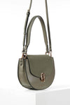 Mildred Sage Saddle Crossbody