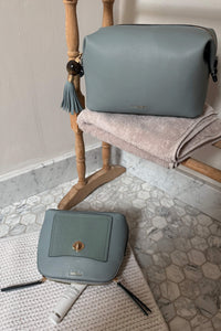 Virginia Powder Blue Toiletry Bag