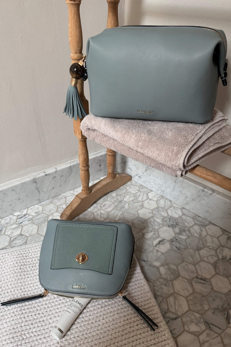 Virginia Powder Blue Toiletry Bag
