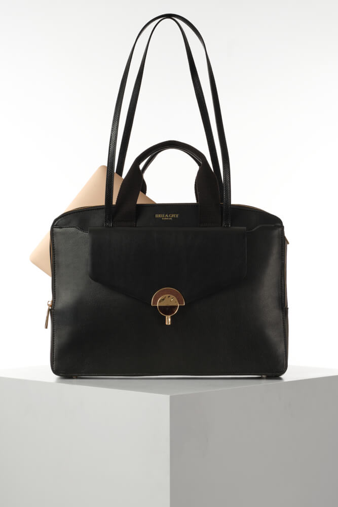 Olive Black Laptop Bag