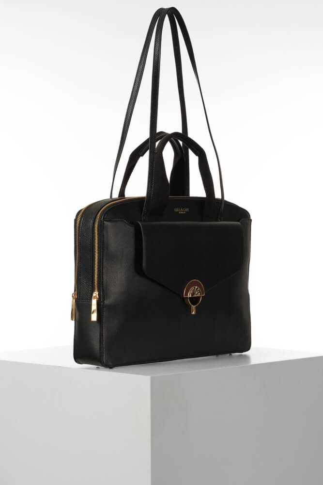 Olive Black Laptop Bag