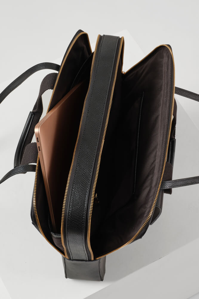 Olive Black Laptop Bag
