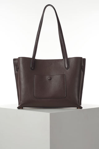 Oriana Chocolate Laptop Tote