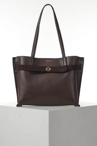 Oriana Chocolate Laptop Tote