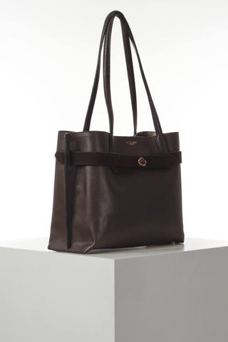 Oriana Chocolate Laptop Tote