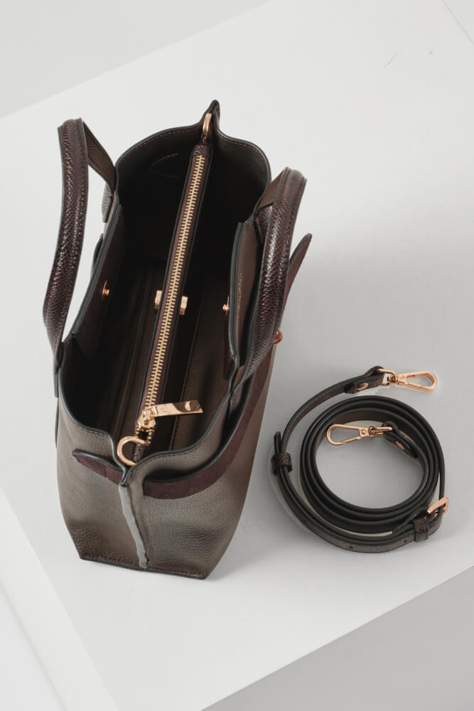 Oriel Chocolate Crossbody