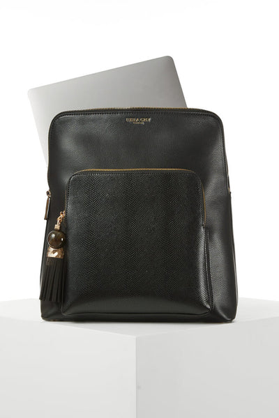 Philly Black Laptop Backpack