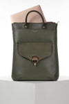 Sally Khaki Laptop Backpack