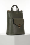 Sally Khaki Laptop Backpack