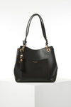 Sienna Black Hobo Tote