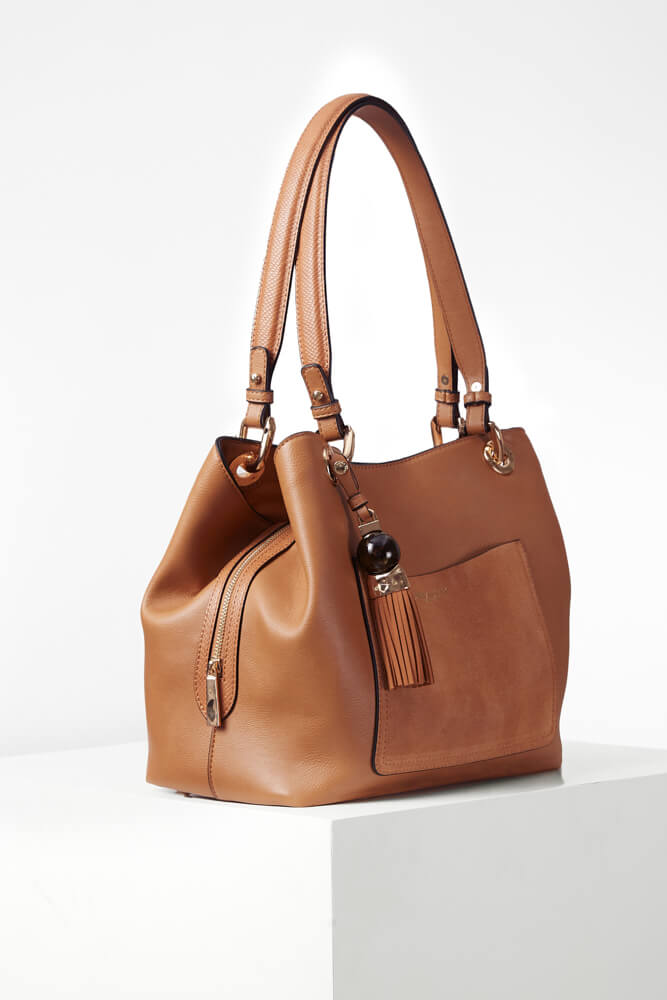 Sienna Camel Hobo Tote