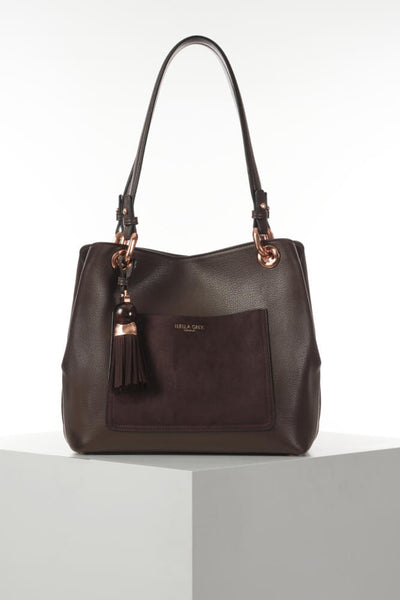 Sienna Chocolate Hobo Tote