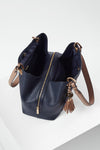 Sienna Navy Hobo Tote