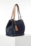 Sienna Navy Hobo Tote