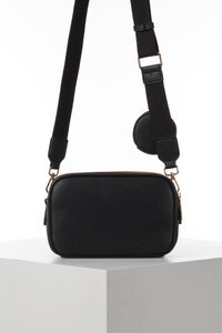 Siobhan Black Camera Crossbody