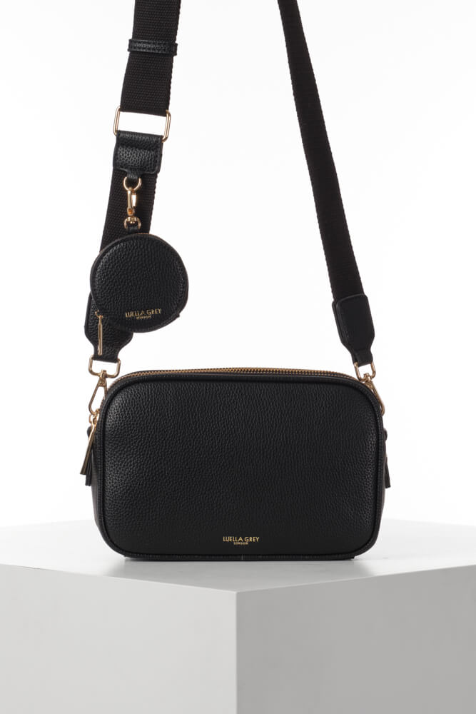 Siobhan Black Camera Crossbody