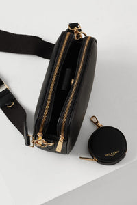 Siobhan Black Camera Crossbody
