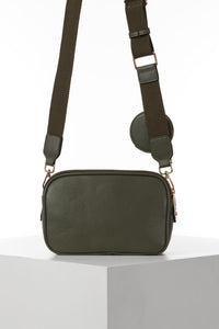 Siobhan Khaki Camera Crossbody