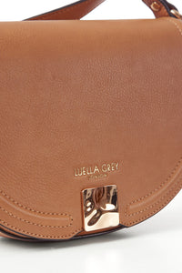 Tara Camel Saddle Crossbody