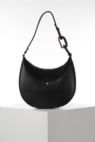 Thelma Black Scoop Hobo