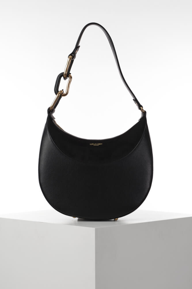 Thelma Black Scoop Hobo