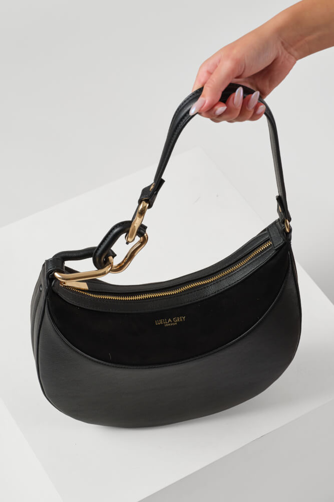Thelma Black Scoop Hobo
