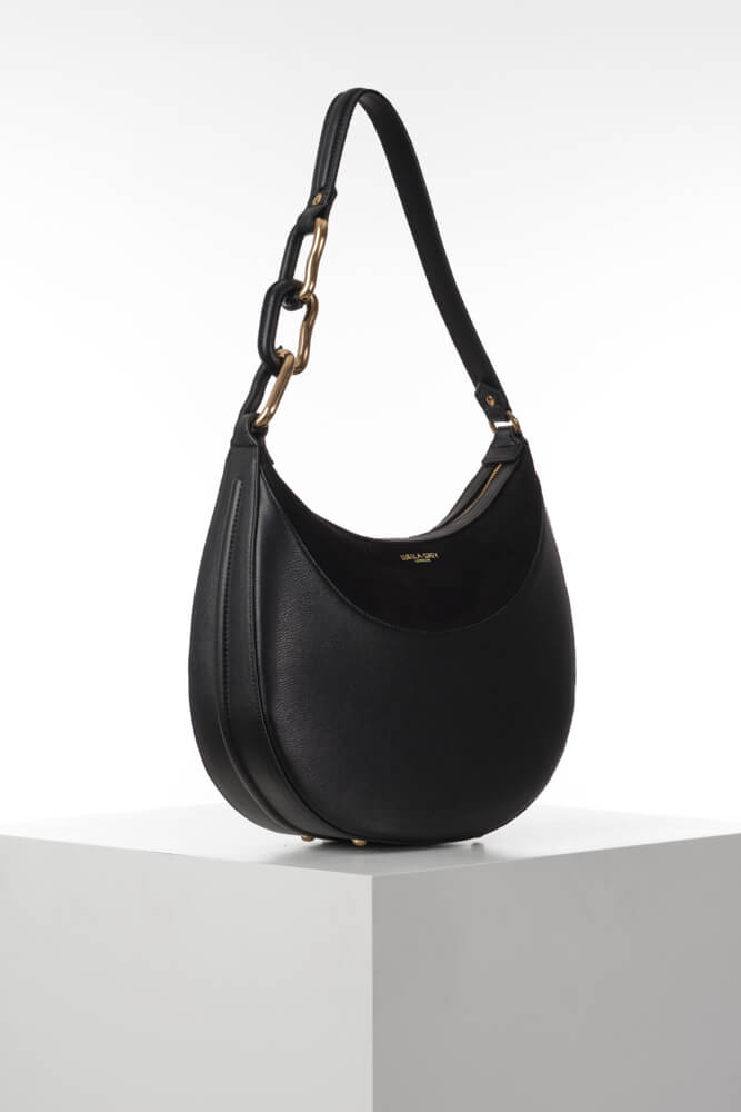Thelma Black Scoop Hobo