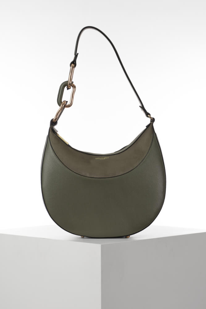 Thelma Khaki Scoop Hobo
